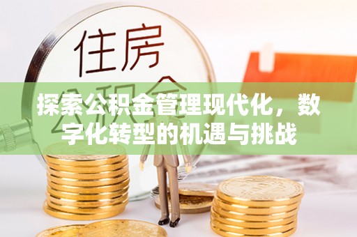 乌达探索公积金管理现代化，数字化转型的机遇与挑战