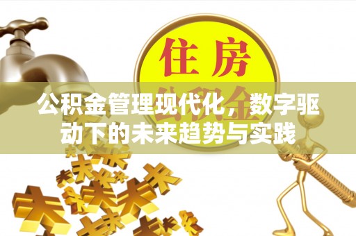 乌达公积金管理现代化，数字驱动下的未来趋势与实践