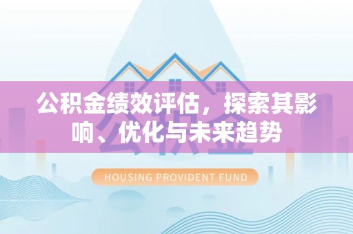 乌达公积金绩效评估，探索其影响、优化与未来趋势