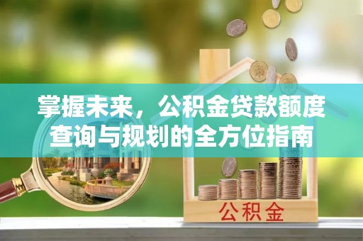 乌达掌握未来，公积金贷款额度查询与规划的全方位指南